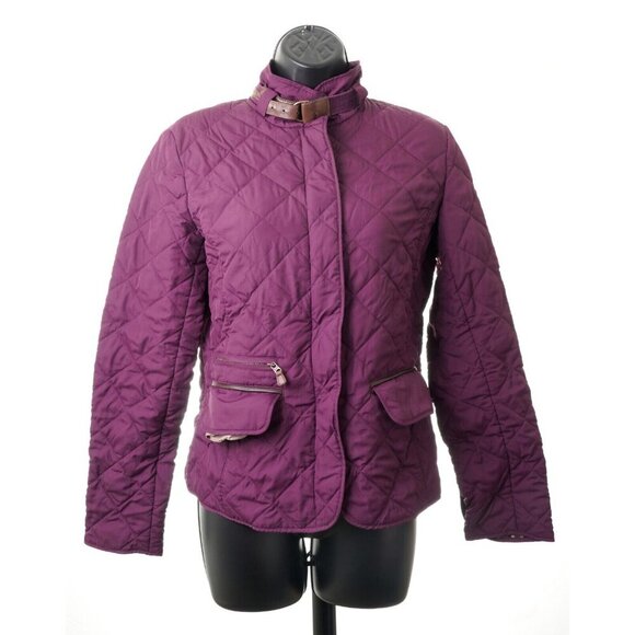 Lauren Ralph Lauren Jackets & Blazers - LAUREN Ralph Lauren Purple Quilted Jacket with Buckle Collar